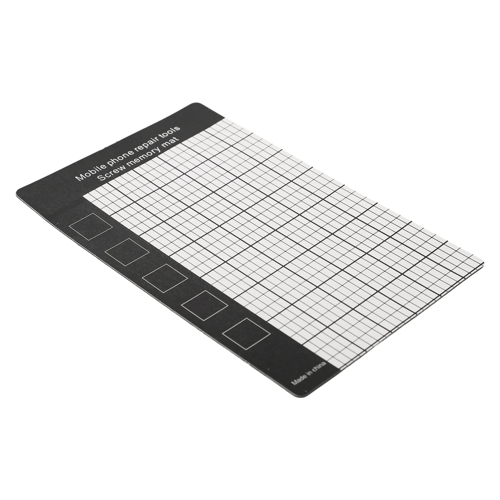 MAGNETIC MOBILE PHONE REPAIR MAT Magnetic Mat Black Fix Small Screws Magnetic Screw Memory Mat Screw Storage Mat 145 X 90mm Tool