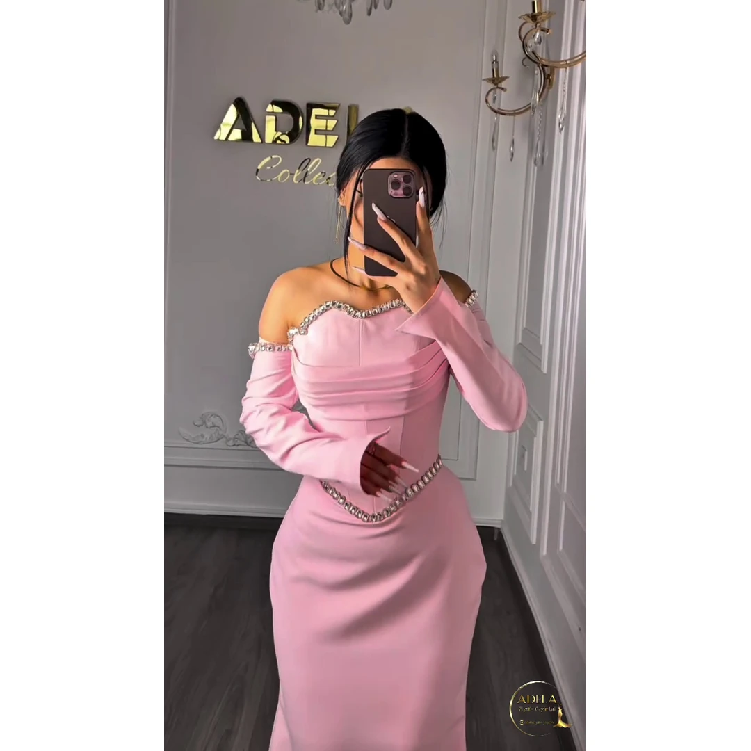 

Lumina Birthday Dress Luxury Women's Elegant Party Dress Tube Top Royal Blue Prom Dresses Luxury Crystal Custom Made Rhinestones
