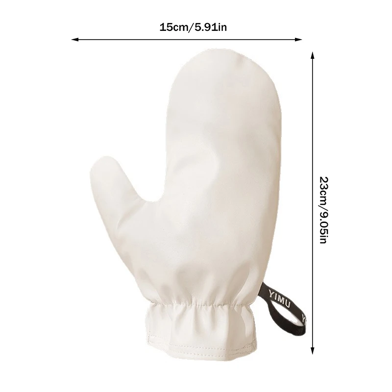 ● سطح جلدي لوشن الجسم موس قفاز مع الإبهام دباغة ذاتية على الوجهين يمنع لزجة الأيدي قضيب سريع الجفاف ميت #6