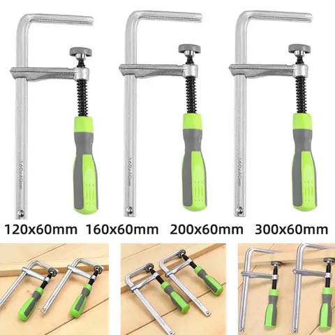 120/160/200/300mm Woodworking Guide Rail Clamp 1PC Dovetail Clamps Quick Screw Clamp for Carpentry Table Track Saw Rails Tools