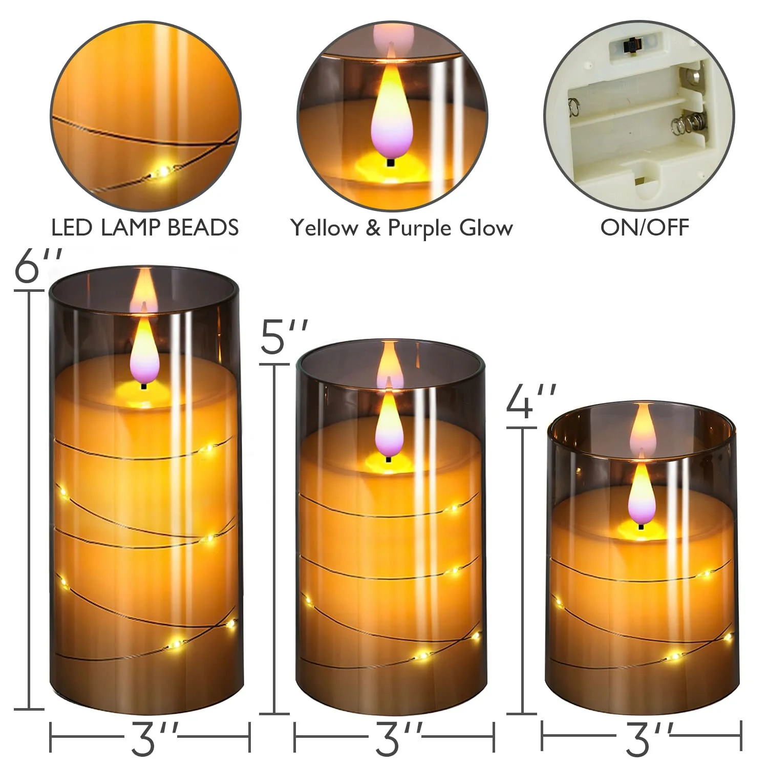 Imagem -06 - Flameless Electronic Led Candle para Home Decor Dropping Wax Tea Light Chamas Realistas Natal Halloween Casamento Pcs