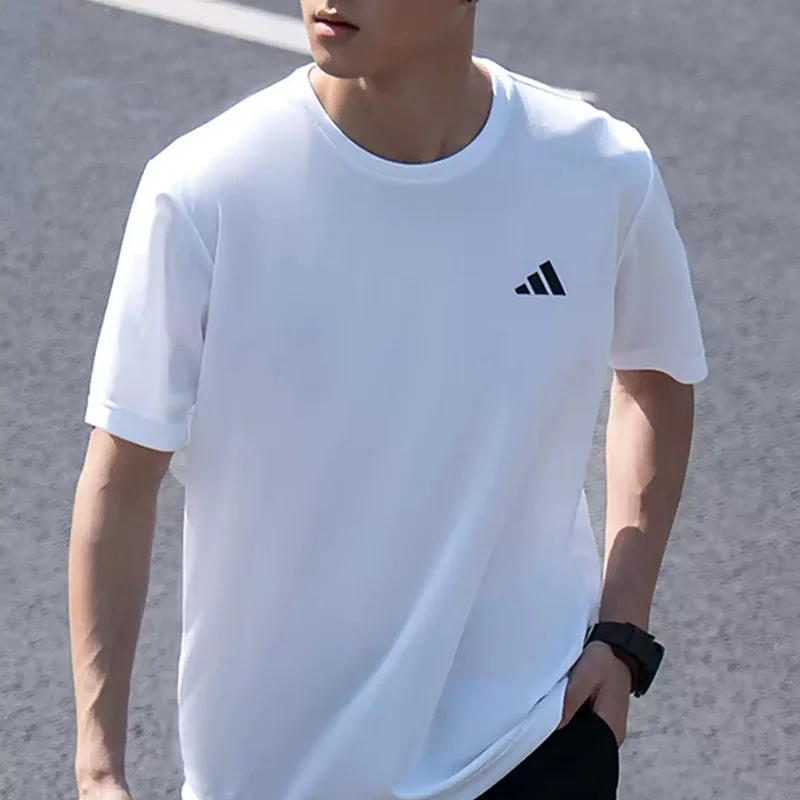 

Adidas short-sleeved men's 2026 summer new-style sportswear crew-neck breathable T-shirt HR8728