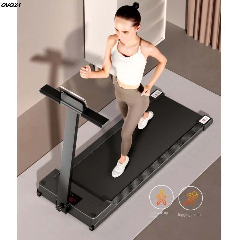 OVOZI New Treadmill Home Small Folding Family Super Quiet Electric Walking Flat Indoor Fitness Treadmill Foldable Incline