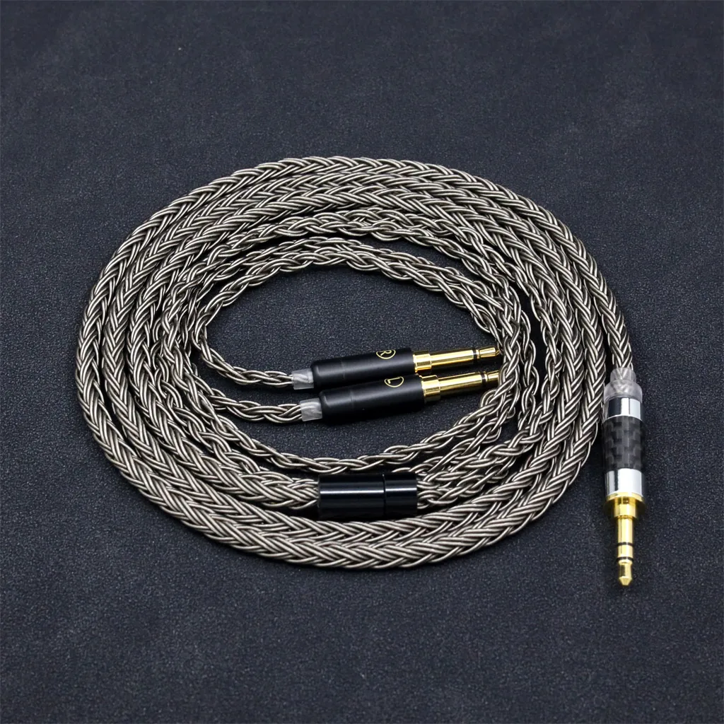 16 Core Grey Earphone Cable For Hifiman Sundara Ananda HE1000se he1000v2 HE6se DEVA he400se Arya He-35x XS LN008012