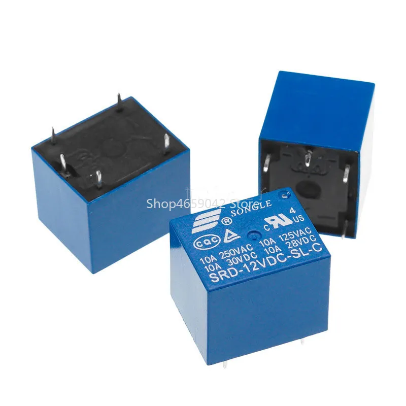 2pcs Relay SRD-03VDC-SL-C SRD-05VDC-SL-C SRD-06VDC-SL-C SRD-9VDC-SL-C T73 SRD Relays 5Pin