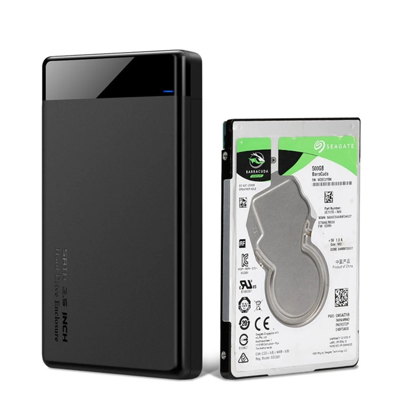 เคส HDD 2.5นิ้ว SATA อะแดปเตอร์กล่องใส่ฮาร์ดดิสก์สำหรับ SSD ดิสก์ HDD