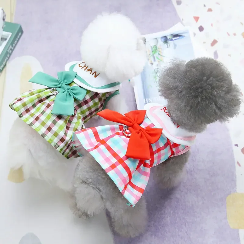 Vestido para perros y gatos, falda para mascotas, ropa de verano para perros, caniche, Chihuahua, Yorkshire, Pomerania, Shih, Tzu, Pomerania, ropa para perros pequeños, disfraces