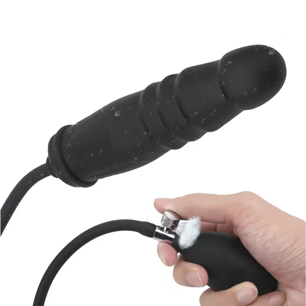 Consoladores inflables para mujeres, tapón Anal vaginal, dilatador de trasero para hombres, pene realista, masturbador femenino, juguete sexual, juegos para adultos, conjunto de pareja