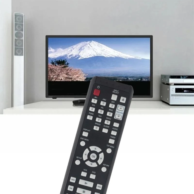 T3LB NC180 Reemplazo del control remoto NC180UH DVDR VCR Combo Control remoto reemplazado