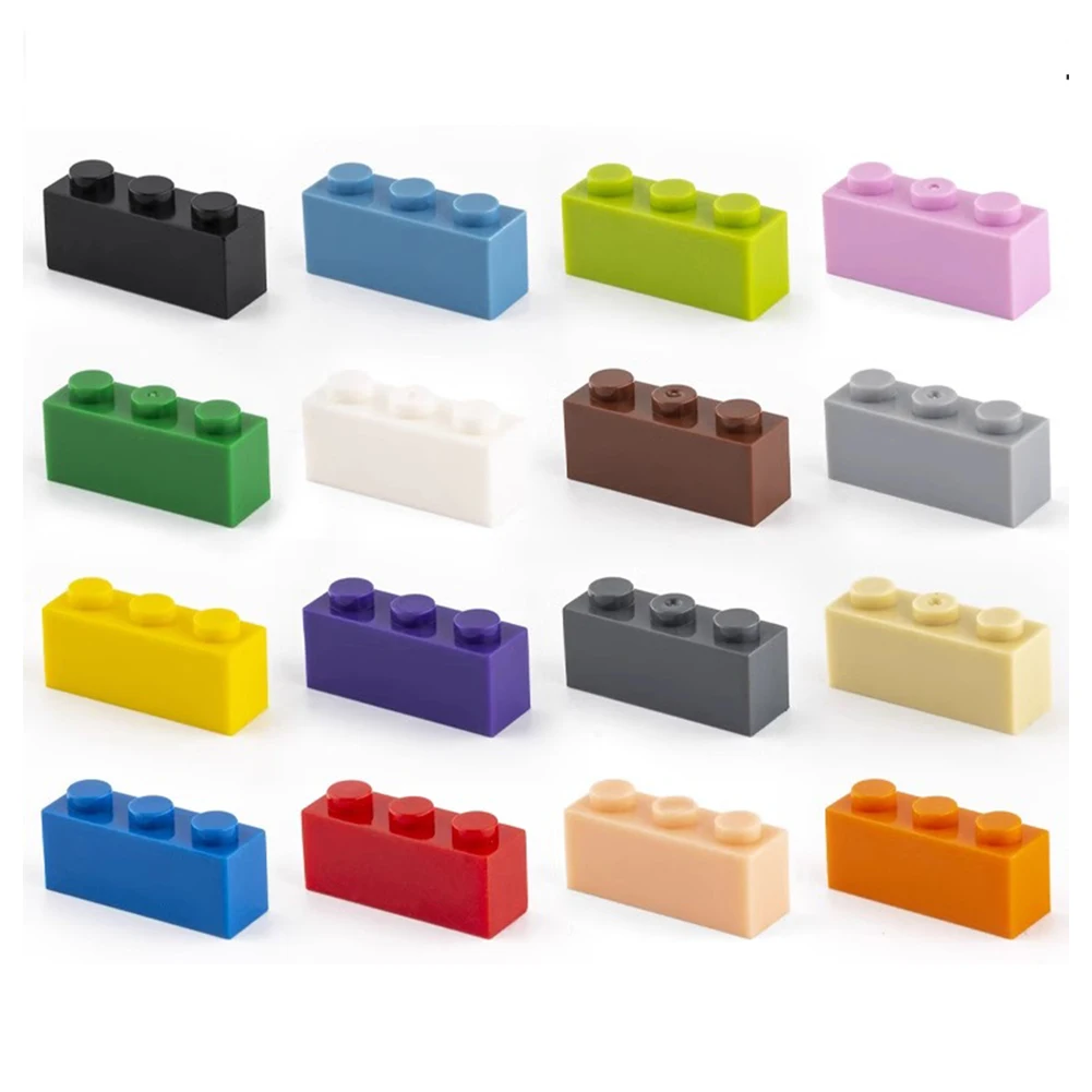 MOC 3622 High-Tech-Zubehör 1x3 Bicks Normale Ziegel 20PCS Modellbau Bausteine Lernspielzeug Geschenke Technisches Spielzeug