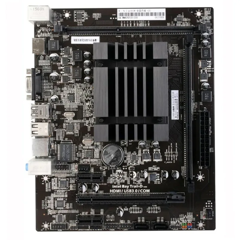 Imagem -03 - Integrado J1900 Quad-core Cpu Baixa Potência Ddr3 Aleatoriamente Enviar Marca Aparência Asrock-q1900m