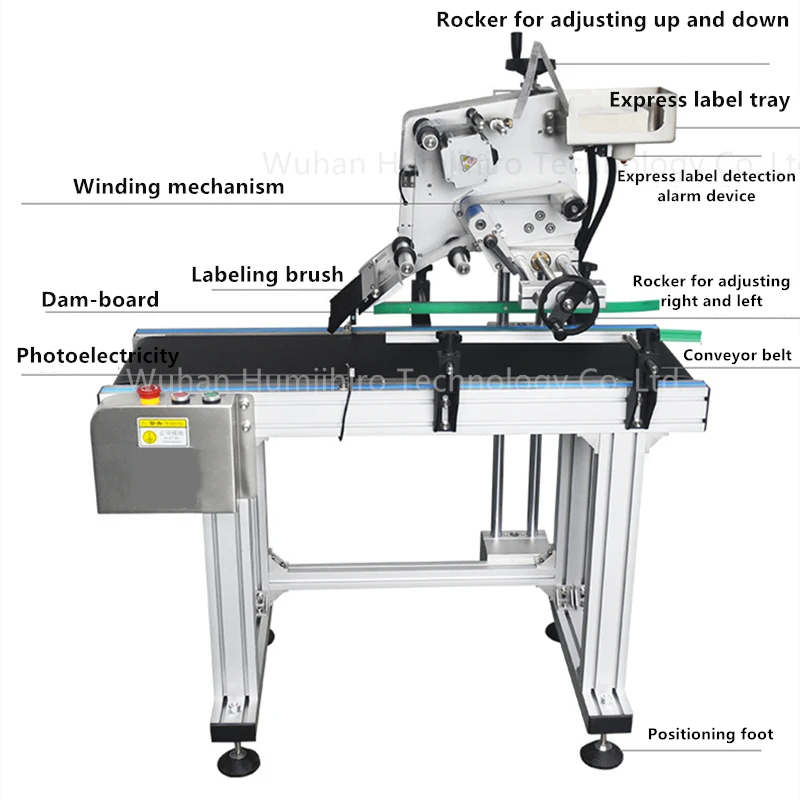 Automatic Labeling Machine Labeller Label Applicator Adhesive Sticker Labeller Label Dispenser Machine Packing Machine Printer