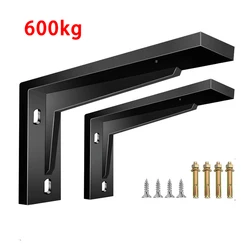 Loadbearing 600kg Wall Triangular Support Bracket Suspended TV Cabinet Desk Partition Fixed Heavy-duty Thickened Storage Rack