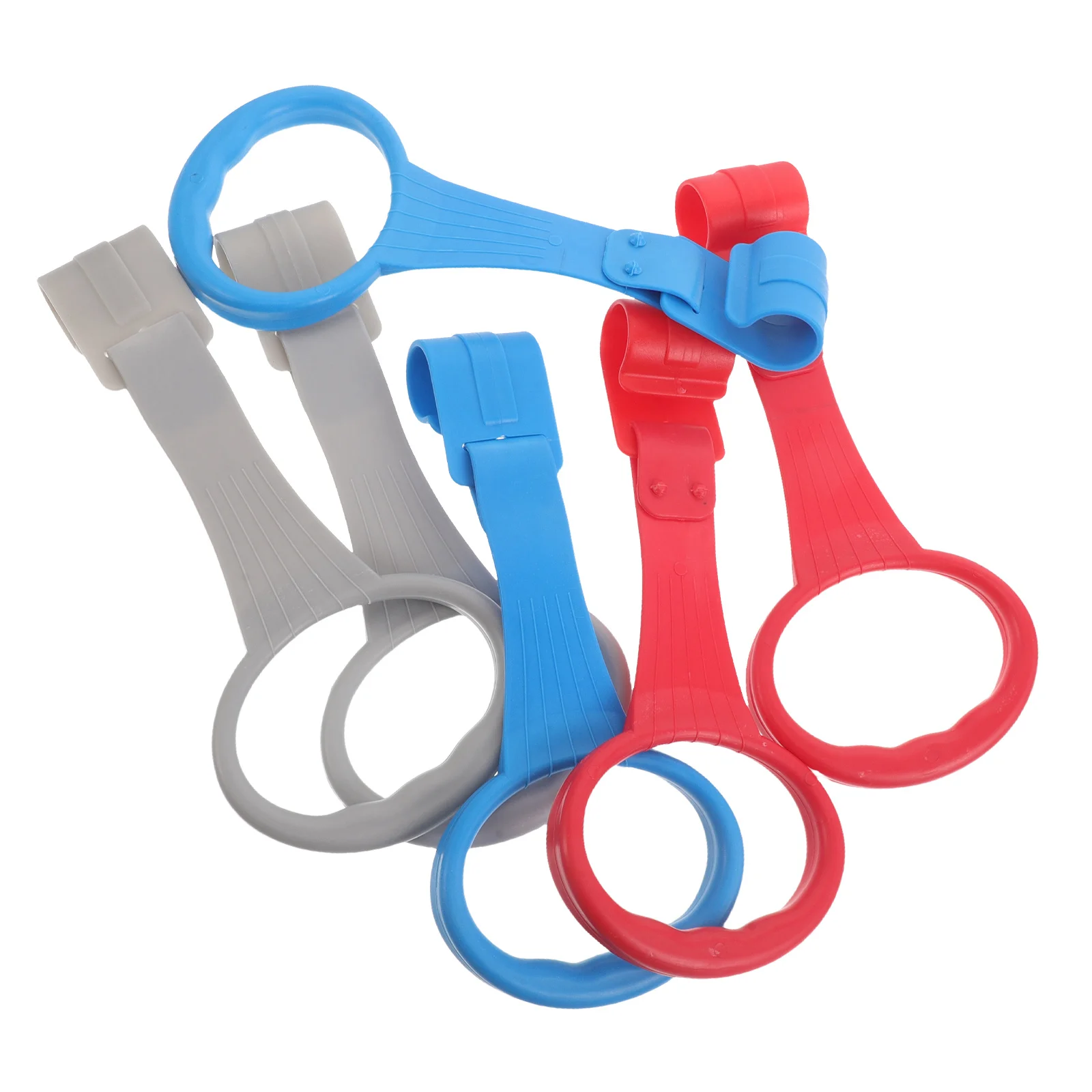 6 pezzi assistente per passeggiate per bambini anelli di trazione supporto stabile anello di trazione per addestramento in piedi per bambini per esercizi di sicurezza per culla box