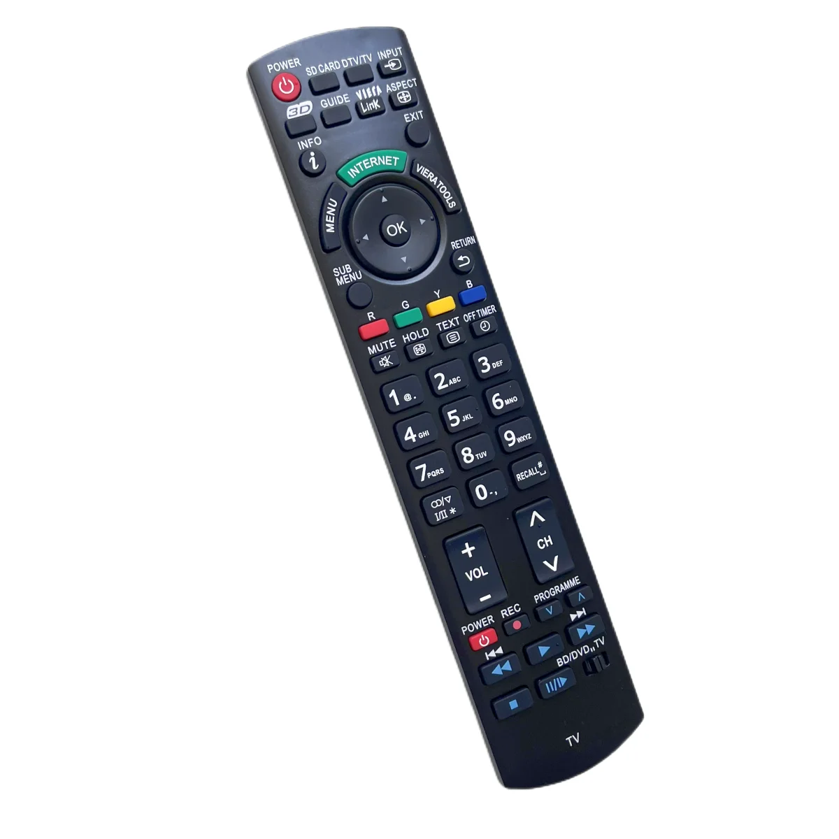 New Remote Control for Panasonic TX-L42EW6K N2QAYB000863 TX-LR47WT60 TX-LR50DT60 TX-LR55DT60 Viera LED HDTV TV