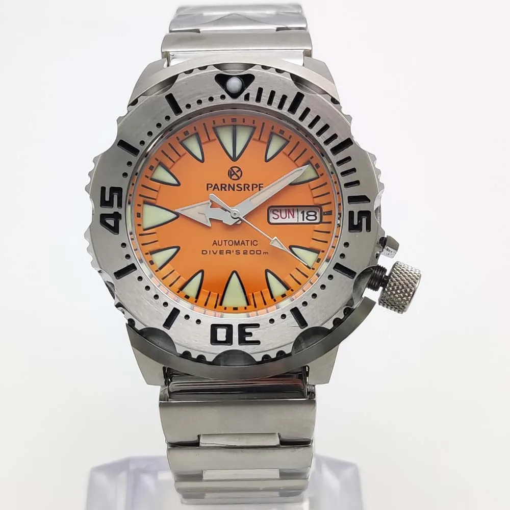 

New Parnsrpe 42mm Men's Automatic Mechanical Watch Luxury Fashion Waterproof Business Casual Watch