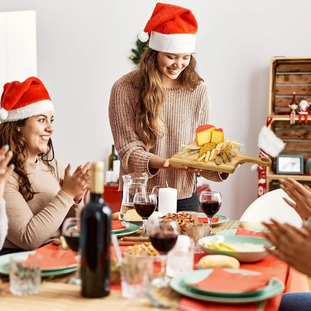 مجموعة ألواح الجبن المربعة من الخيزران مع سكاكين ولوح صغير، مثالية لاستحمام الزفاف وحفلات عيد الميلاد #6