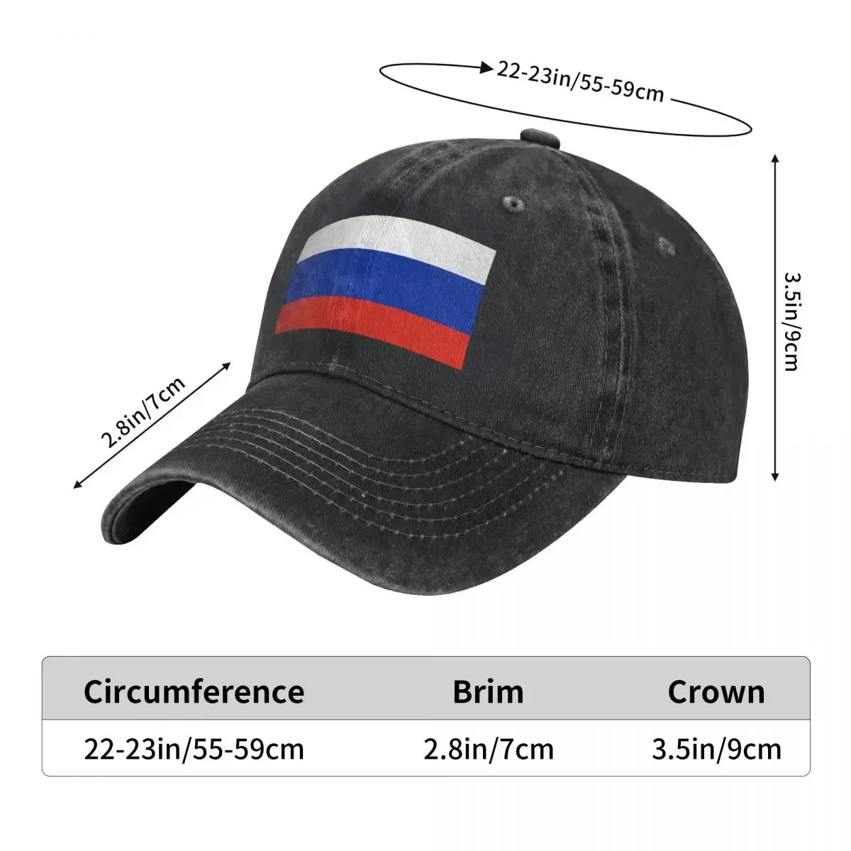 Flag of Russia Baseball Cap Winter hat fishing caps man custom Hat Trucker Hat For Girls Men's