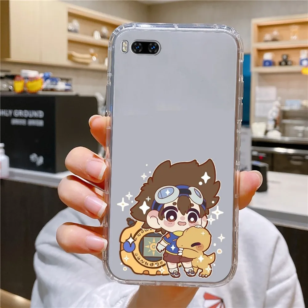 D-Digimon-n Anime Phone Case For Huawei Mate P10 P20 P30 P40 P50 Smart Z Honor 50 60 70 Pro Lite Transparent Case