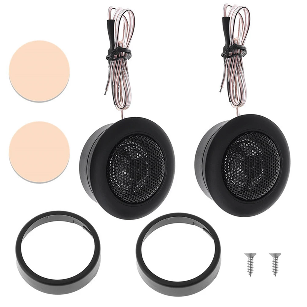 2pcs set Car High Fidelity Stereo Speaker Tweeters Car Mini Dome Tweeter 800W Loud Speaker Audio Sound Speakers Universal