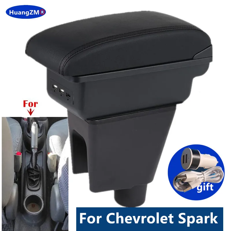 Do podłokietnika Chevrolet Spark Do Chevrolet Spark 3 III Aveo T200 Schowek na podłokietnik samochodowy Akcesoria samochodowe Dedykowane wnętrze