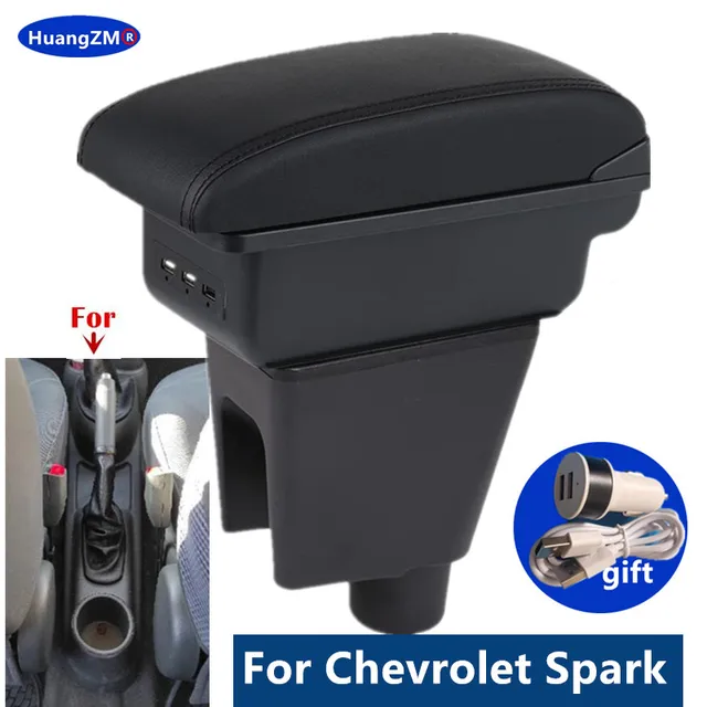 Do podłokietnika Chevrolet Spark Do Chevrolet Spark 3 III Aveo T200 Schowek na podłokietnik samochodowy Akcesoria samochodowe Dedykowane wnętrze
