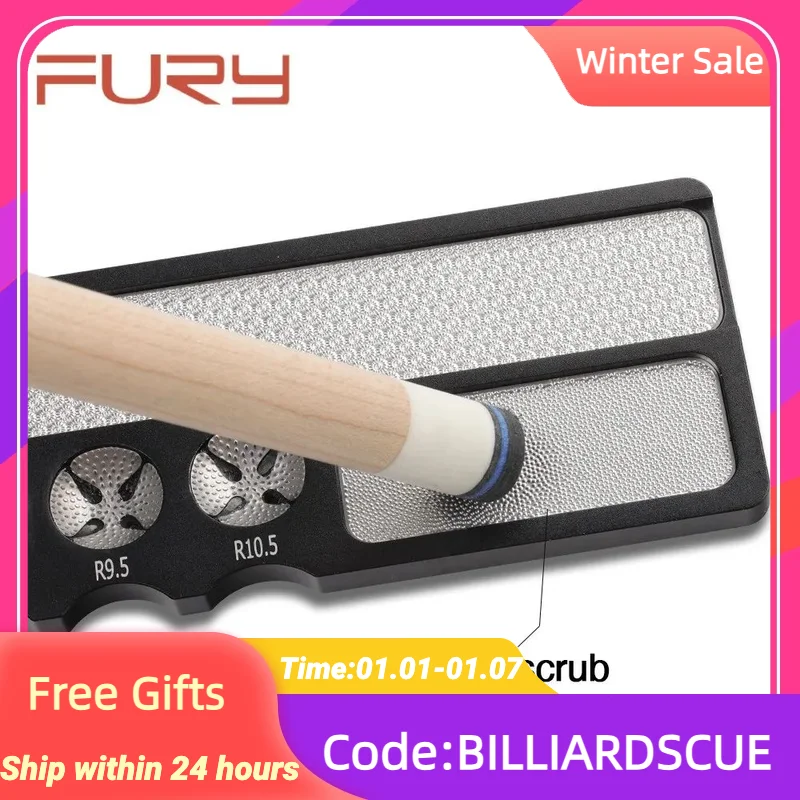 FURY Tip Repairer Durable Metal Multifunction 3 Colors Options Tool Conveninent Billiard Tip Shaper&Pricker  Accessiories