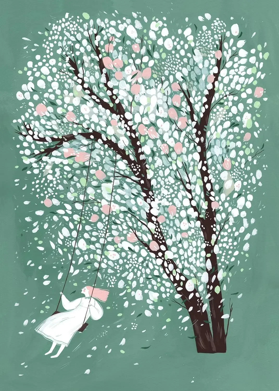 

The Apricot Tree or Rose Jigsaw Puzzle for Adults and Children 300/500/1000 Pieces Atmosphere Artist Painting Premium Quality
