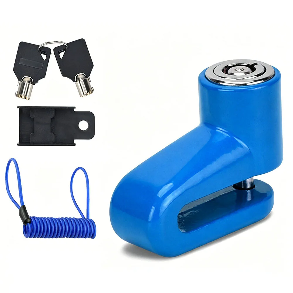 Anti-theft Lock Electric Scooter Disc Brake Lock with Steel Wire Bicycle Mountain Bike Motorcycle Disc Lock Safety Theft Protect