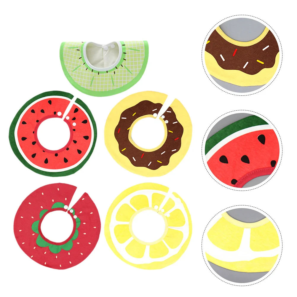 5 pçs rotativa snap babadores de algodão absorvente bebê recém-nascido alimentação bandana babadores infantis bebê babando toalhas saliva toalhas