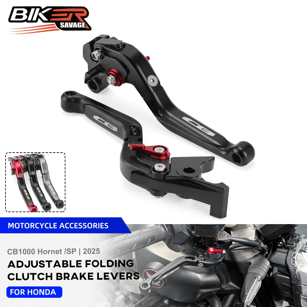 

Hornet 1000 Adjustable Brake Clutch Levers For Honda CB1000 Hornet SP 2025 Motorcycle Folding Extendable Front Control Handles