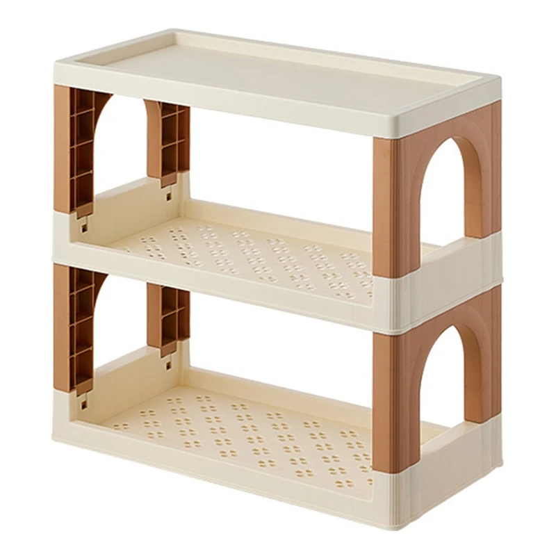 

2025 Trend Multifunctional Desktop Storage Rack - Multi-Layer Bookshelf For Study & Bedroom Organization, Space-Saving Design