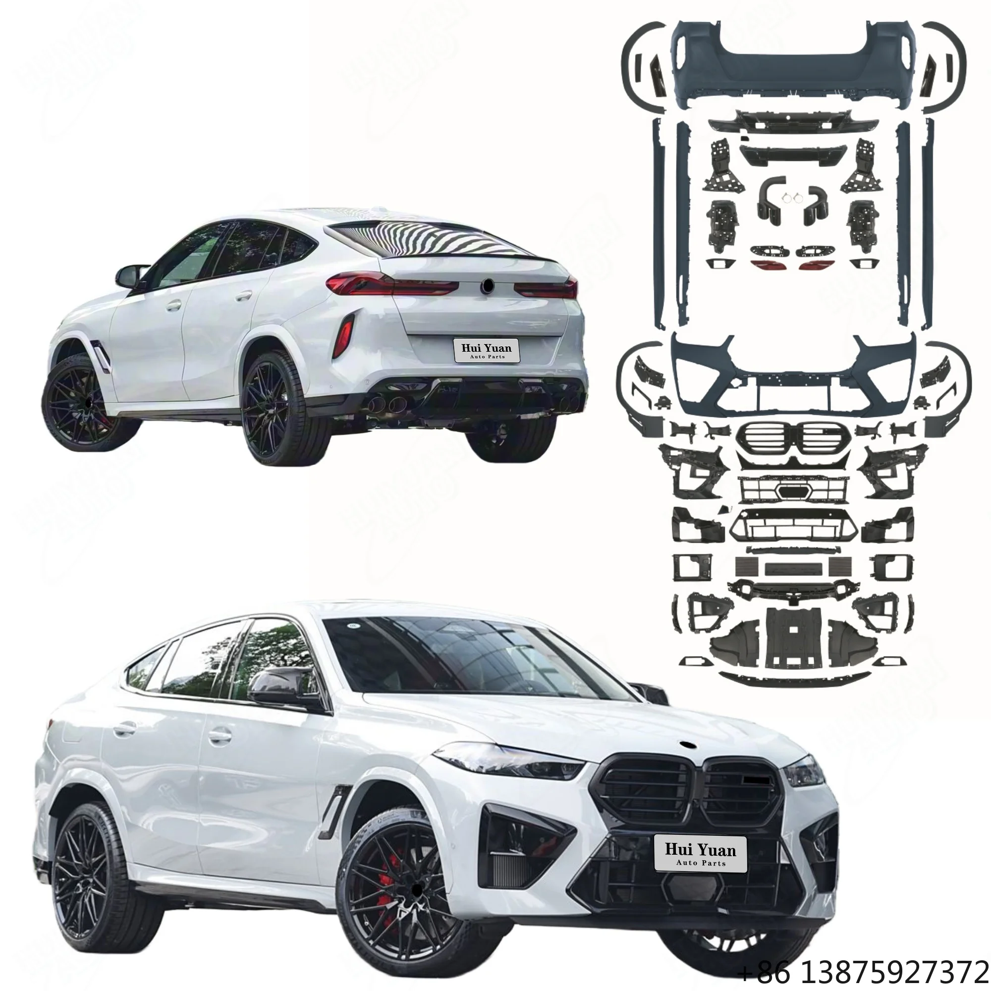 

Высококачественный обвес из PP/ABS для X6 G06 LCI 2023-2025: Обновление до модели X6M G06 F96 LCI 2023-2025