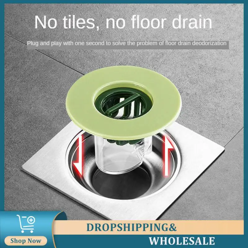 Anti-insect Deodorant Floor Drain Anti-clogging Shower Drain Stopper Hair Plug Trap Filter Sewer Cover Bathroom Accessories