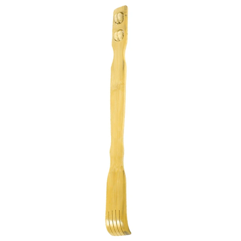 Durable Bamboo Massager Back Scratcher Wooden Body Roller Stick Backscratcher Wooden Scratching Backscratcher Massager