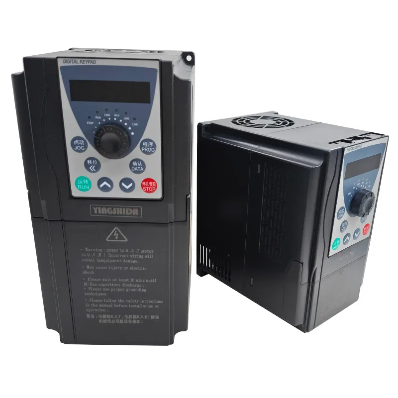 5.5kw VFD Frequency Converter Single Phase 220V 380V Three Phase Inverter for Motor Speed Control