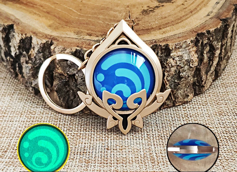 Genshin Impact Luminous Visions Anhänger Cosplay Anime Nod Krai Ineffa Auge Gottes Natlan Pryo Fontaine Hydro Cryo Für Tasche Geschenke – Detail 15