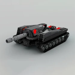 MOC Tiberium Wars main battle tank vehicle building blocks anti-tank cannon weapon accessories children's toys