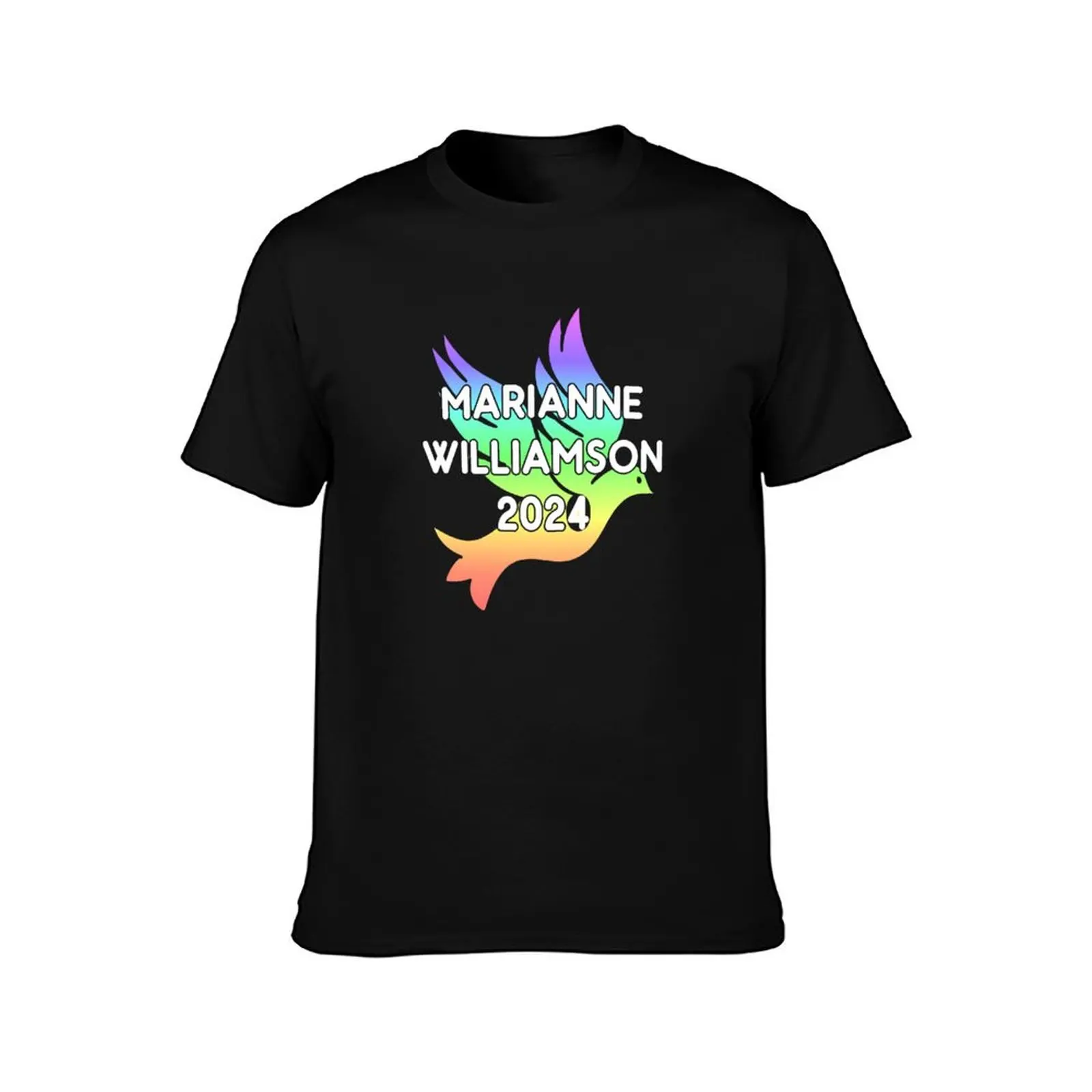 Marianne Williamson For President 2024 Rainbow T-Shirt anime anime stuff funny t shirts men