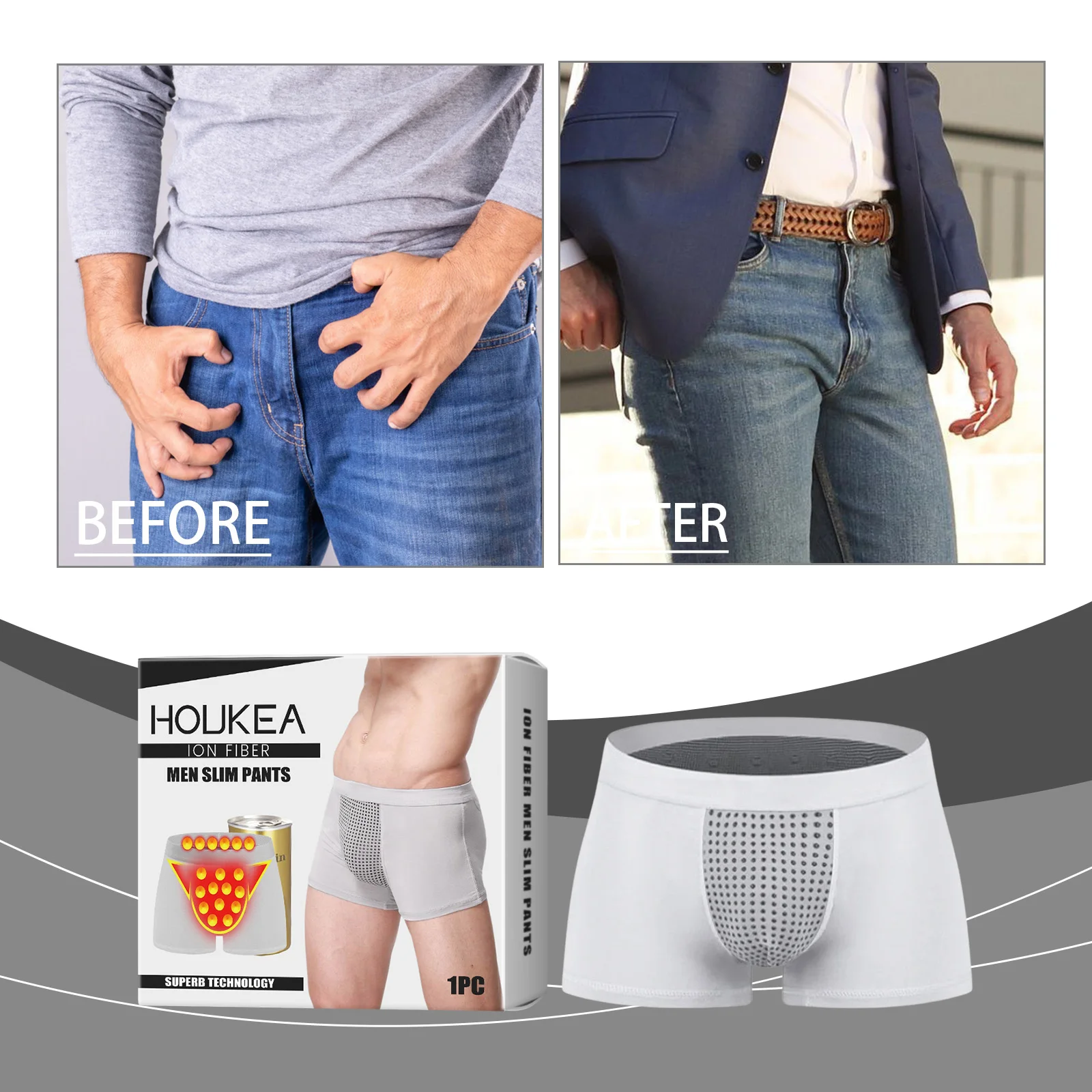 

Men's slimming underpants influx of men's fabric breathable soft and comfortable boxer shorts pants shorts