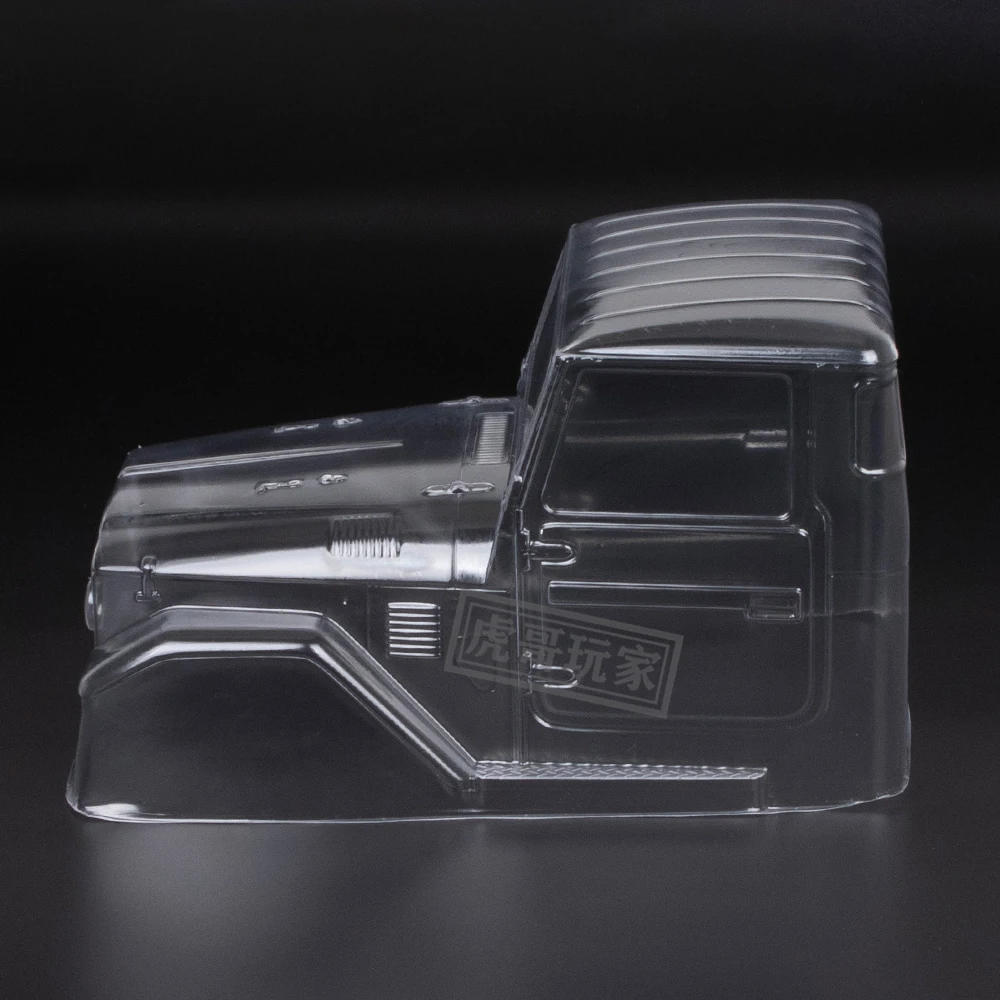 SCX10 90046 TRX4 PC透明カーシェル 1/10 クライミングカーシェル FJ40 ハーフトラック フロント