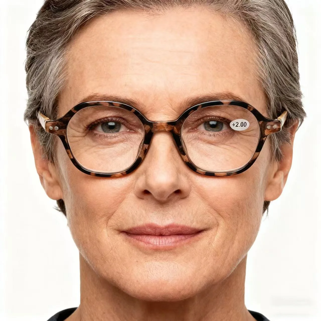 

Anti Blue Light Reading Glasses Women Fashion Round Prescription Eyeglasses Hyperopia Eyewear