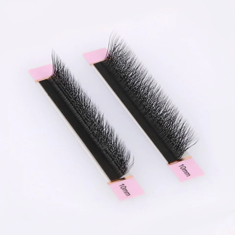 AGUUD L M W Form Wimpern 3D Clover Blooming Lash Vorgefertigte Fächer 3D 4D Wimpernverlängerung Handgewebte W-förmige 3D Fairy Cluster Wimpern – Detail 8