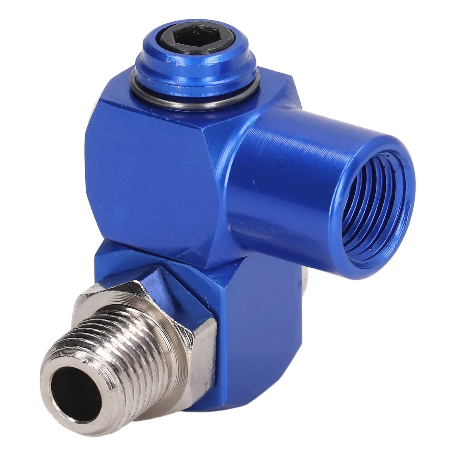 4Pcs 1/4in NPT ing Air Fitting Hose Connector 360° Rotating Pneumatic Tool Adapter 150PSI  Air Hose Connector