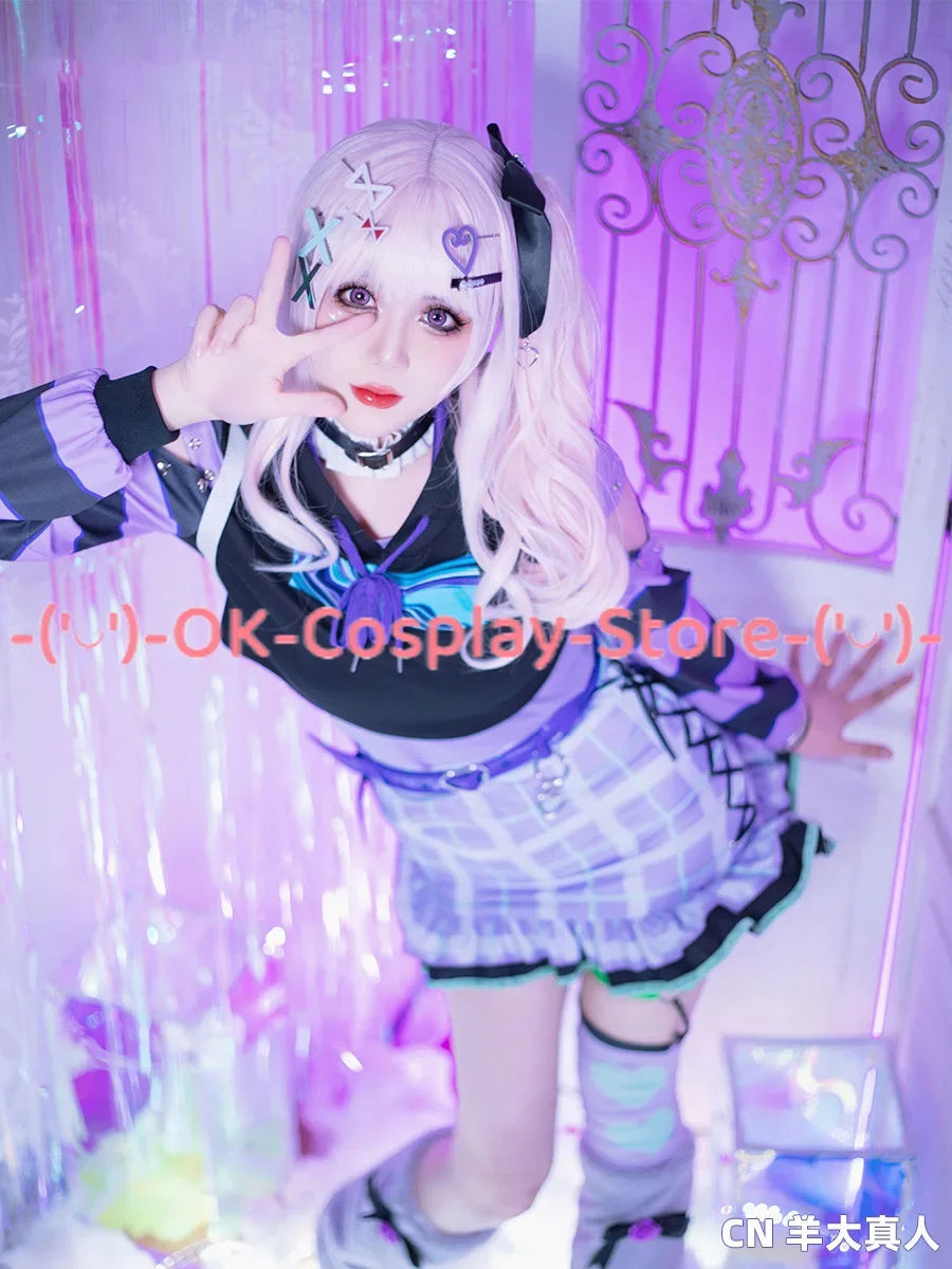 25Hours Akiyama Mizuki Cosplay Costumes Game Project Sekai Colorful Stage Cosplay Party Suit With Bag Uniforms Custom Made