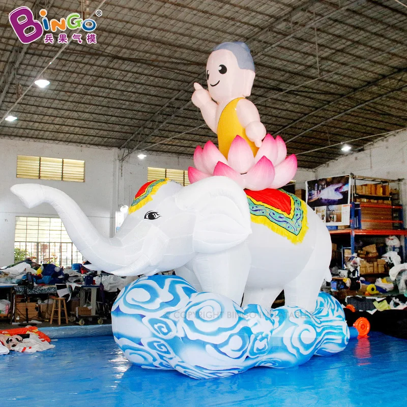 Elefante inflable gigante para escenario de circo, decoración de eventos, globo colgante de Animal, juguete