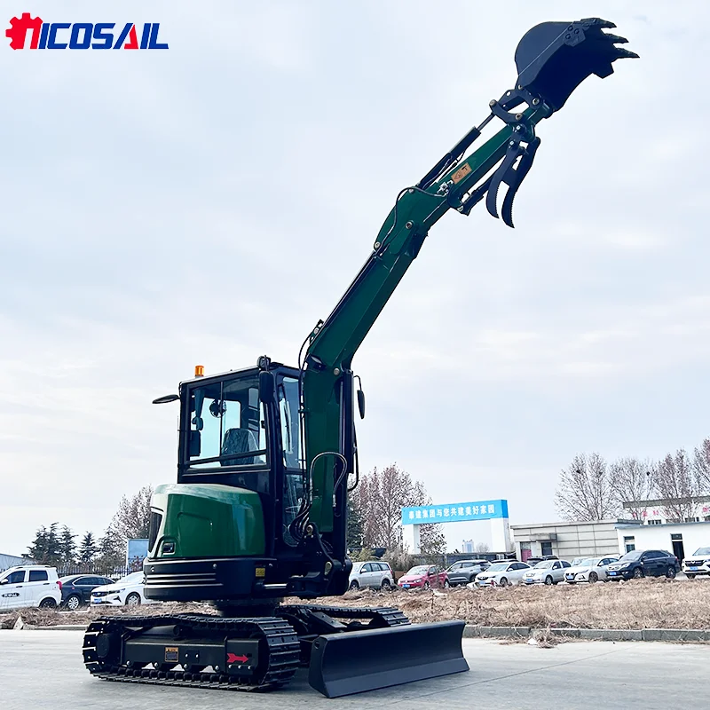 

Новый прочный маленький экскаватор CE EPA Euro 5, гусеничный дизельный тип, 3,5 тонны, компактный экскаватор, телескопический гусеничный мини-экскаватор с нулевым хвостом