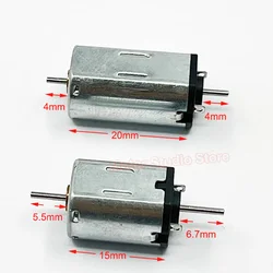 1PC 10mm*12mm N30 N20 Dual Shaft Motor 6V-12V 15000RPM/20000RPM Dual Axis Large Torque DIY Toy Car Rail Train Model Engine