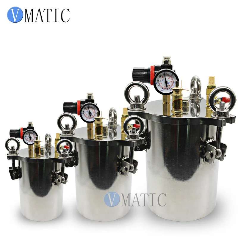 

High Quality Stainless Steel Glue Dispense Pneumatic Reservoir Pressure Cylinder Tank With Air Compressor Pressure Switch