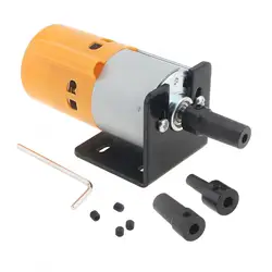 775 DC Motor 12V/24V Micro Motor DIY Table Drill Accessories Tool with JT0 B10 B12 Adapter Connecting Rod Electric Motor Braket